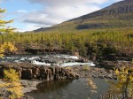 Waterfalls on Kureyka river