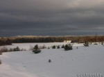 Winter at lake Rucheyskoe