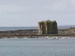 Stone shore. Komandory Islands