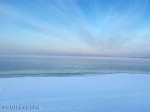 White sea at winter